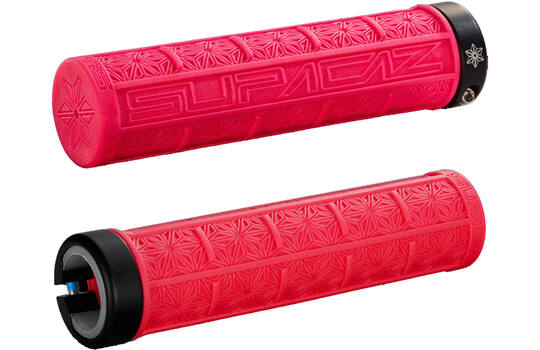 Supacaz Unisexs Grizips Grips-Red 