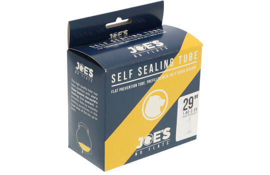 Joe's No Flats - Self Sealing Inner Tube Yellow Gel FV 29x1.90-2.35 2
