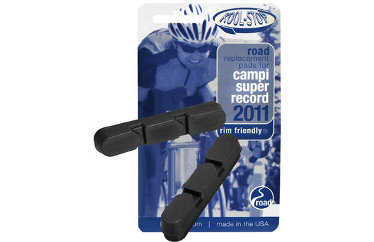 Koolstop - Bicycle brake pads Campi Super Record replacement brake pad brake set Black 