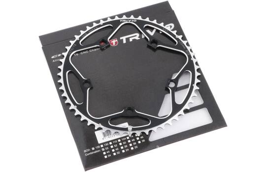 Trivio - Road Chainring 53T. 9/10 Speed 135 BCD 5-Bolt 