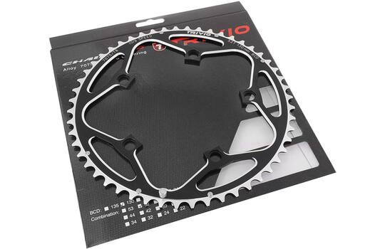 Trivio - Road Chainring 52T. 9/10 Speed 130 BCD 5-Bolt 