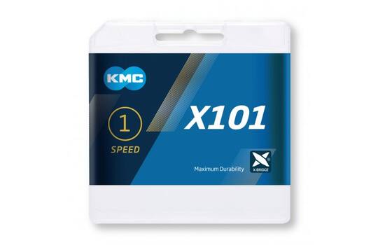 KMC - Bicycle Chain X101112 Links Silver 