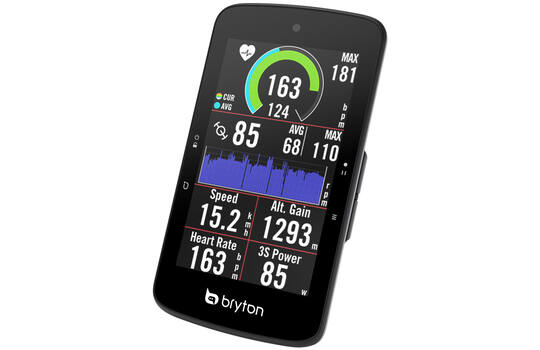 Bryton - Rider S800 T GPS Bike Computer Includes Heart Rate Strap and Cadence Sensor ANT+ / Bluetooth 2