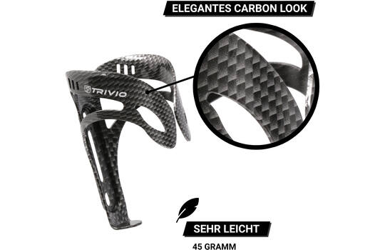 Trivio - Bidonhouder Carbon Look Aluminium Zwart / Wit 4