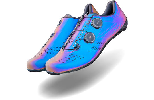 Supacaz - Kazze Race Cycling Shoes Oil Slick Reflective Size 40 4