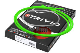 TRIVIO - Fietskabel Compleet Derailleur Kabelkit RVS Neon Groen